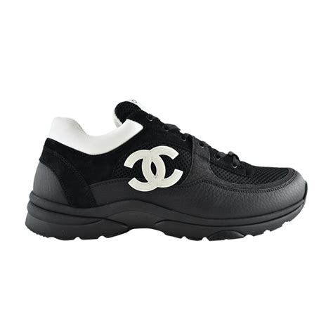 chanel women's trainers|Chanel trainers all black.